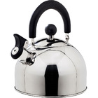 Chaleira Em Aço Inox Com Apito E Alça Termica 2 Litros Cozinh