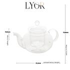 Chaleira Em Borosilicato 824ml