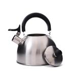 Chaleira Em Inox Classic Com Apito Tampa E Alça Térmica