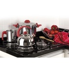 Chaleira Em Inox Forma Vivace 1 8l Vermelho