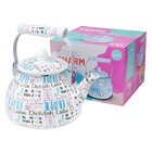 Chaleira Esmaltada Charm 2,5 Litros Love A5 Importadora Love