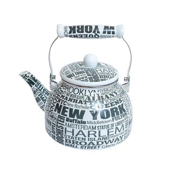 Chaleira Esmaltada Charm 2,5 Litros New York A5 Importadora N