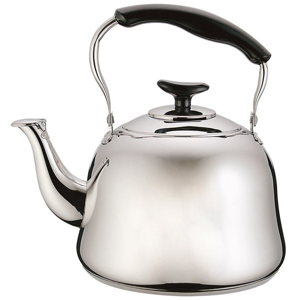 Chaleira Grande 4 Litros Em Inox Cabo Baquelite