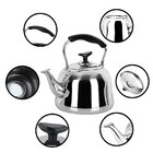 Chaleira Grande 4 Litros Em Inox Cabo Baquelite