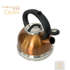Chaleira Inox  Com Apito Grande Gold 3 Litros - Gold