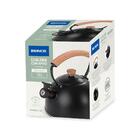 Chaleira Inox Com Apito De Indução Preto Roma Vintage 1,5l -