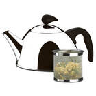Chaleira Para Chá 1 Litro Com Infusor Coador Aço Inox Brinox