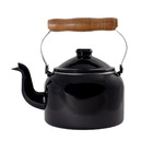 Chaleira Tradicional Aço Esmaltado 16 1 8 L Preto Mãe Ágata E