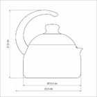 Chaleira Tramontina My Lovely Kitchen Alumínio Rosa Revestime