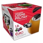 Chaleira Vermelha Cosmopolitan Aço Inox 1.8 Litros Euro Home