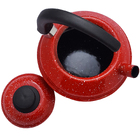 Chaleira Vermelha Esmaltada Atóxico No 16  2,2l Cabo Baquelit