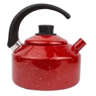 Chaleira Vermelha Esmaltada Atóxico No 16  2,2l Cabo Baquelit