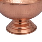 Champanheira Balde Gelo Cobre Puro Funda Com Pé Sem Alça 15l