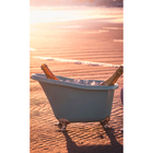 Champanheira Banheira Balde Gelo Acrílico Cristal 4 Garrafas