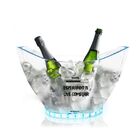 Champanheira Com Led Transparente Acrilico Personalizada Para