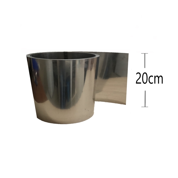 Chapa Aluminio Bobina Para Calhas E Rufos 20cm X 23mts X 0,4mm