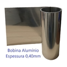 Chapa Aluminio Bobina Para Calhas E Rufos 25cm X 14mts X 0,4mm