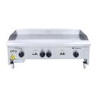 Chapa Americana Profissional 90cm A Gás 8mm Lisa Inox Cg90 E