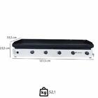 Chapa Bifeteira A Gás 120cm Venâncio Deguste Luxo 4,76mm De E