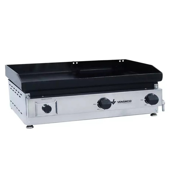 Chapa Bifeteira A Gás 65cm Venâncio Deguste Luxo 4,76mm De Es