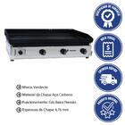 Chapa Bifeteira A Gás 80cm Venâncio Deguste Luxo 4,76mm De Es