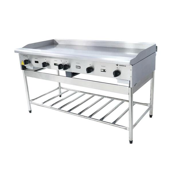 Chapa Bifeteira Lanche Lisa 18mm Gás Americana 150cm Cgp150 -