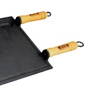 Chapa Churrasqueira De Ferro Fundido - Medidas 25x45cm