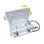 Chapa Churrasqueira Lanche Com Prensa Alumínio Fogão 2 Bocas