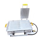 Chapa Churrasqueira Lanche Com Prensa Alumínio Fogão 2 Bocas