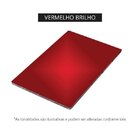 Chapa De Acm  Vermelho Brilho - 1,22m X 5,00m - 3mm