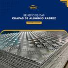 Chapa De Aluminio Xadrez Esp. 2,7mm - 2,50 X 1,00m - Terac