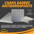Chapa De Aluminio Xadrez para Piso Antiderrapante Esp. 1,2mm