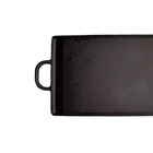 Chapa De Ferro Fundido Com Alças De Ferro - Medidas 40x90cm