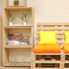 Chapa de Madeira Pinus 17mm Natural 20x120cm Wooden