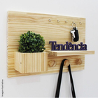 Chapa de Madeira Pinus 17mm Natural 30x120cm Wooden