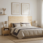 Painel de Madeira Pinus 17mm Natural 30x200cm Wooden