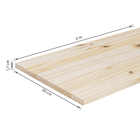 Painel de Madeira Pinus 17mm Natural 30x200cm Wooden