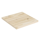 Chapa de Madeira Pinus 17mm Natural 30x30cm Wooden