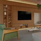 Chapa de Madeira MDF por Metro 15mm Italian Noce 1,85x2,75m Eucatex