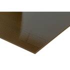 Chapa de Policarbonato Alveolar de 6mm 2,95X2,10m Bronze Ajover