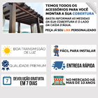 Chapa De Policarbonato Alveolar 1,05x3,00 6 Milímetros Branco