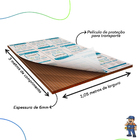 Chapa De Policarbonato Alveolar 1,05x3,00 6mm Bronze