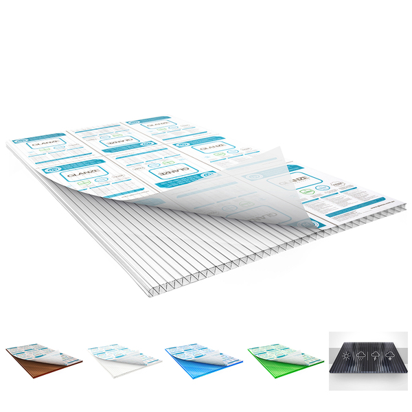 Chapa De Policarbonato Alveolar 2,10x3,00 6mm Cristal