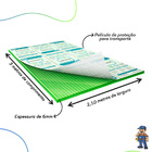 Chapa De Policarbonato Alveolar 2,10x3,00 6mm Verde