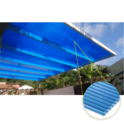 Chapa De Policarbonato Alveolar Azul 4mm - 1,05m X 6,00m - Im
