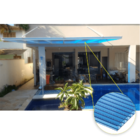 Chapa De Policarbonato Alveolar Azul 4mm - 2,10m X 3,00m - Sa