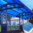 Chapa De Policarbonato Alveolar Azul 6mm - 2,10m X 6,00m - Im