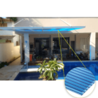 Chapa De Policarbonato Alveolar Azul 6mm - 2,10m X 6,00m - Im