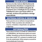 Chapa de Policarbonato Alveolar Cristal 1,05x6,00 4 Milímetro