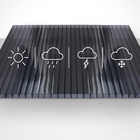 Chapa De Policarbonato Alveolar Fume 1,05x3,00x6mm